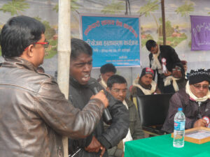 speech giving by disable child